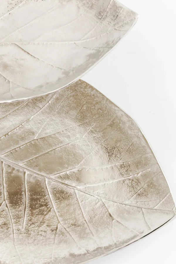 Alzata Decorativa Leaf Argento - KARE