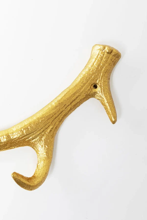 Appendiabiti da parete Antler Gold 35cm - KARE