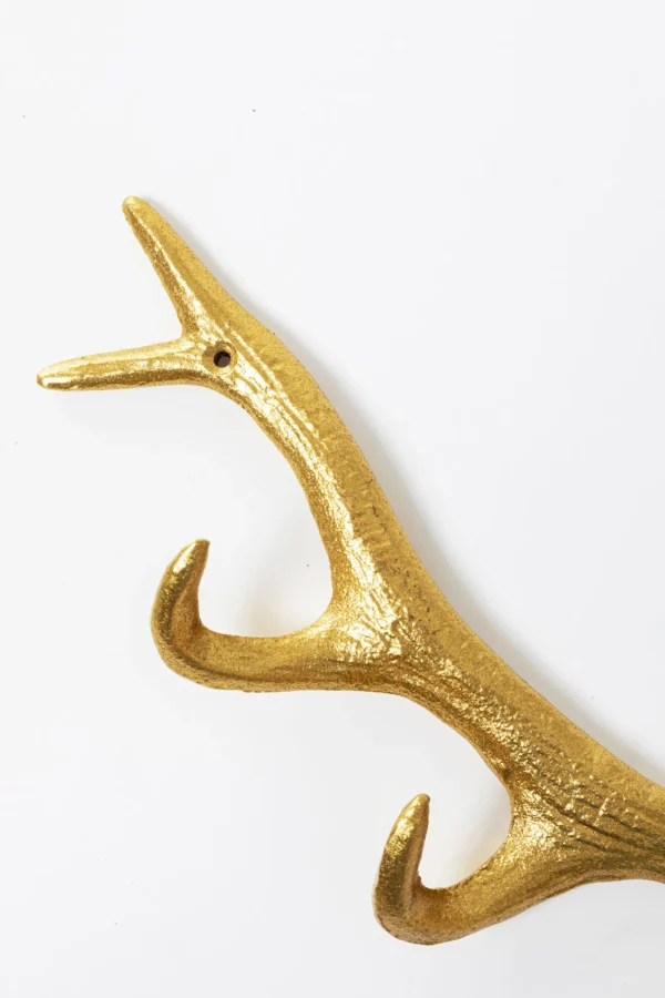 Appendiabiti da parete Antler Gold 35cm - KARE