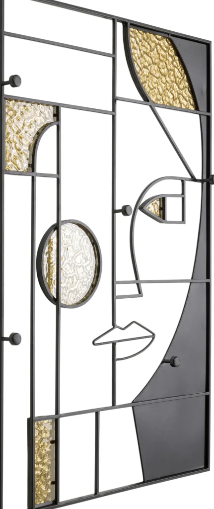 Appendiabiti da parete Art Girl Face 60x90cm - KARE