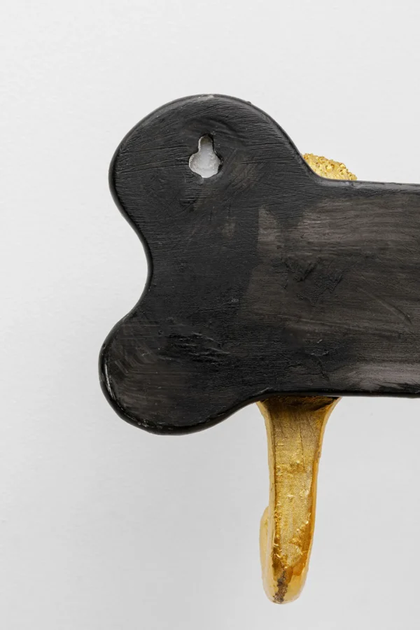 Appendiabiti Dog Family Gold 69cm - KARE