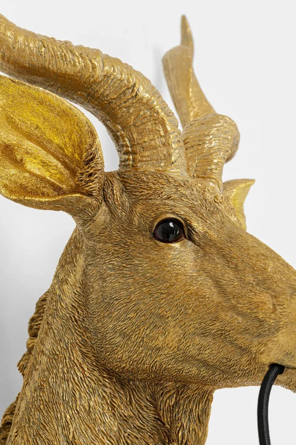 Applique Animal Goat oro 45x74cm - KARE