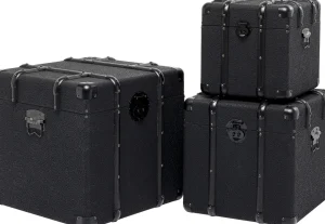 Baule da Viaggio Nero (3/Set) - KARE