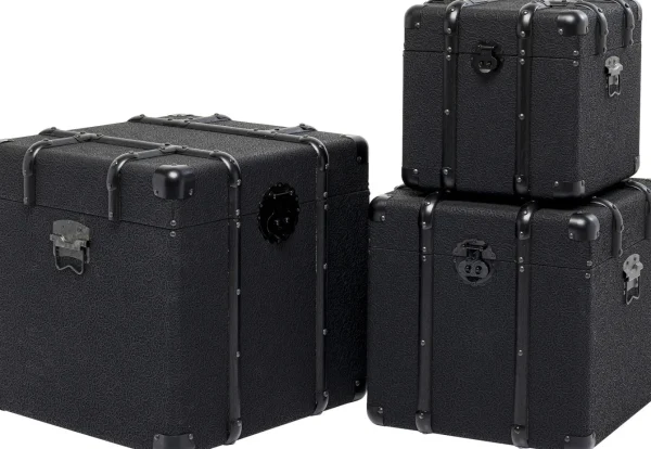 Baule da Viaggio Nero (3/Set) - KARE