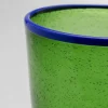 Bicchiere acqua Bubbles verde 14cm - KARE