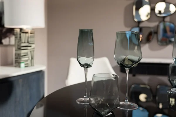 Bicchiere Da Vino Diamond Smoke - KARE