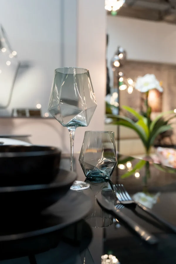 Bicchiere Da Vino Diamond Smoke - KARE