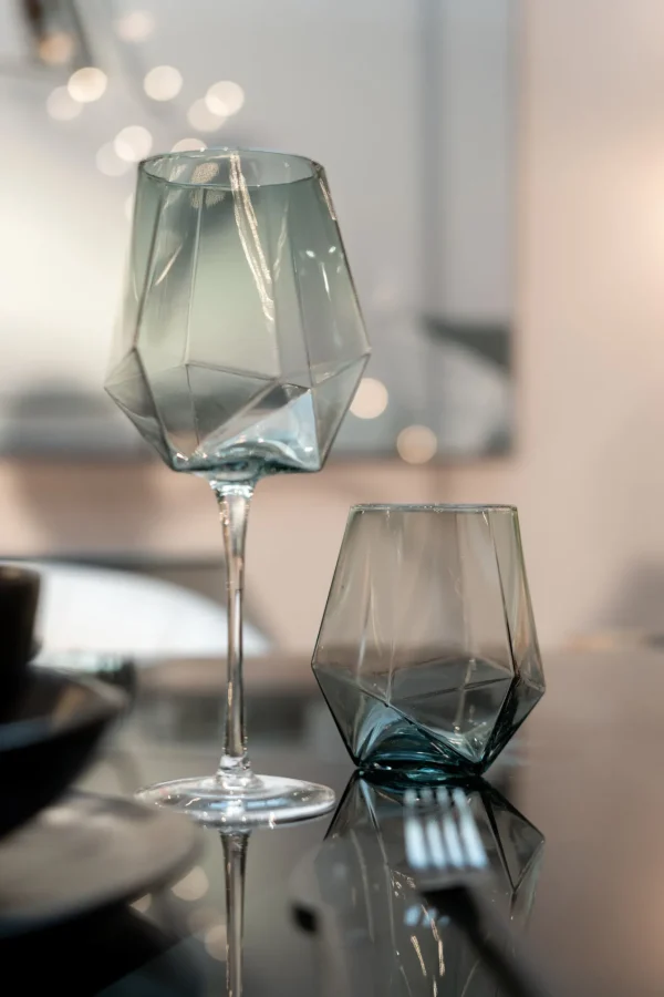 Bicchiere Da Vino Diamond Smoke - KARE