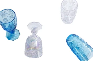 Bicchiere vino Ice Flowers colore - KARE