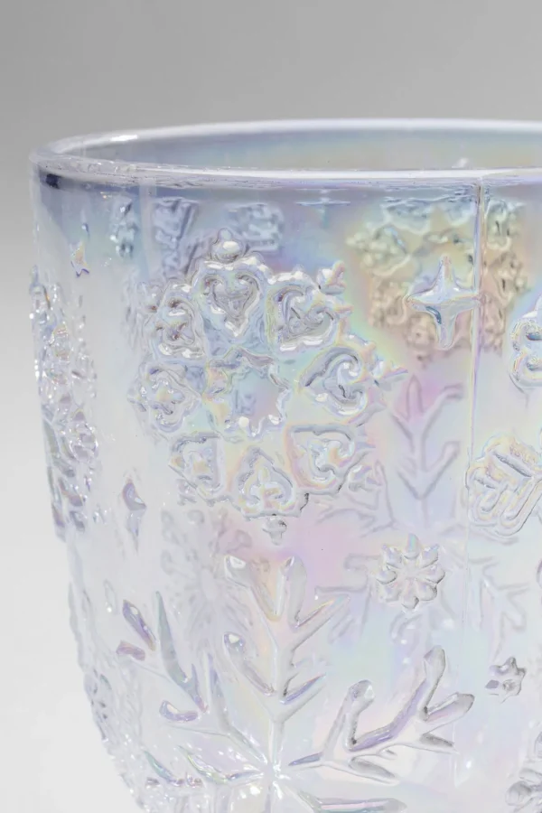 Bicchiere vino Ice Flowers colore - KARE