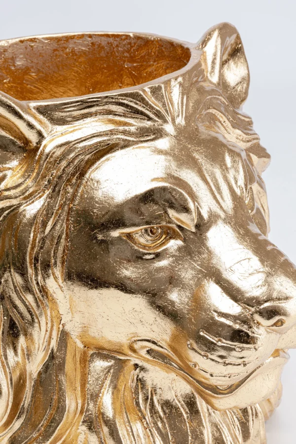 Cachepot Decorativo Lion Oro - KARE