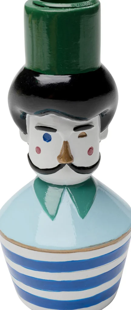 Candelabro Monsieur Mustache 16cm - KARE