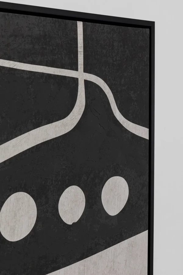 Canvas Picture Artistic Blacky 70x110cm - KARE