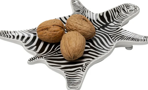 Ciotola decorativa Zebra 21x15cm - KARE