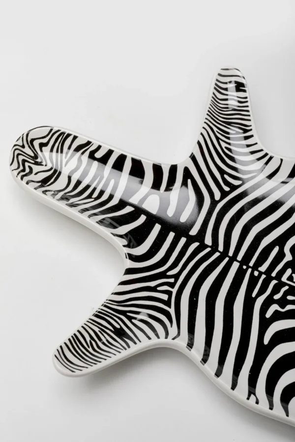 Ciotola decorativa Zebra 21x15cm - KARE