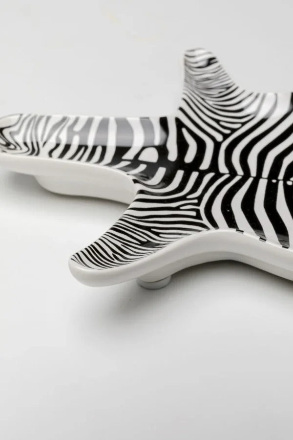 Ciotola decorativa Zebra 21x15cm - KARE