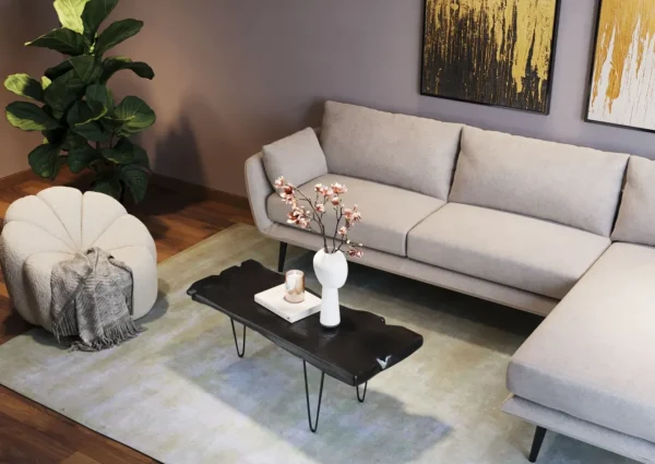 Coffee Table Aspen Black 100x40 - KARE