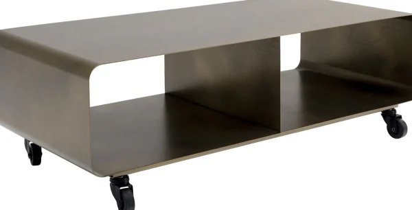 Comò basso Lounge M bronzo 90x30cm - KARE