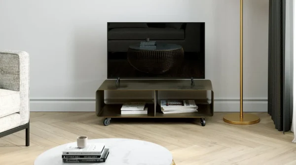 Comò basso Lounge M bronzo 90x30cm - KARE