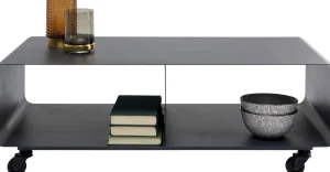 Comò basso Lounge M grigio 90x30cm - KARE