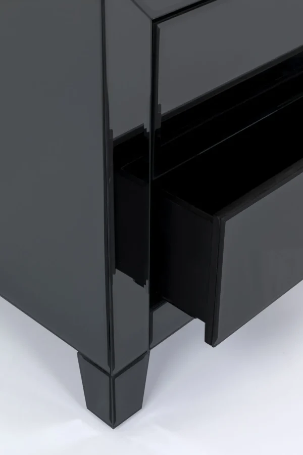 COMODINO LUXURY PUSH 2 CASSETTI GRIGIO - KARE