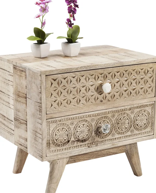 Comodino Puro in legno mango 50x35 cm - KARE