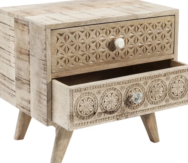 Comodino Puro in legno mango 50x35 cm - KARE