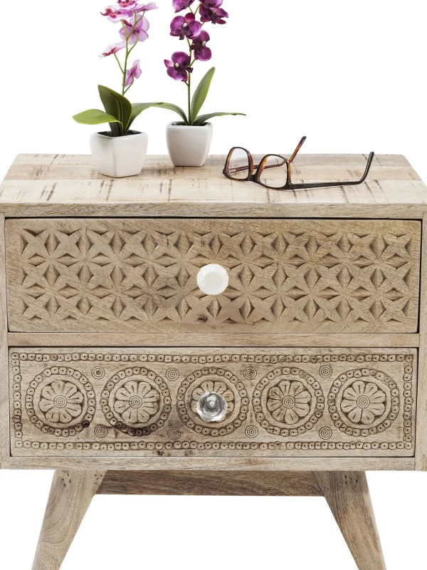 Comodino Puro in legno mango 50x35 cm - KARE