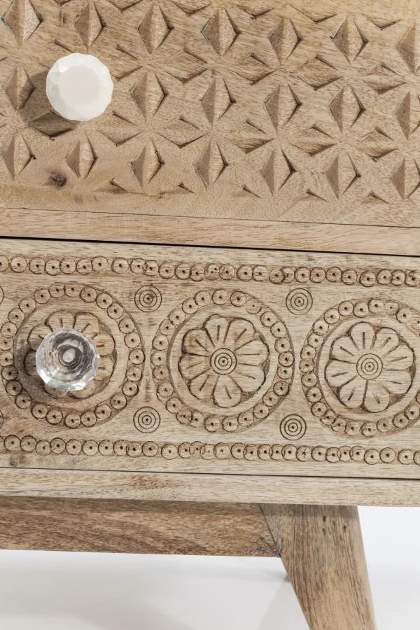 Comodino Puro in legno mango 50x35 cm - KARE