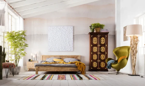 Comodino Puro in legno mango 50x35 cm - KARE
