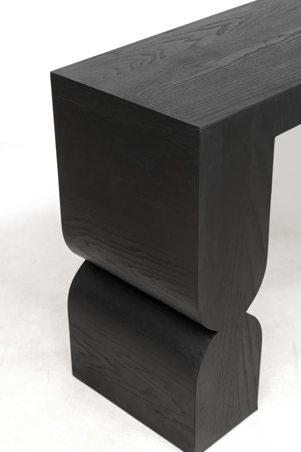 Console Curve nero 120x76cm - KARE