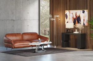 Console Curve nero 120x76cm - KARE