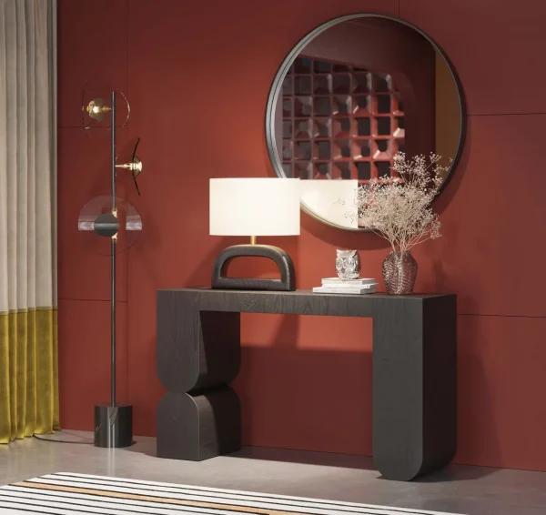 Console Curve nero 120x76cm - KARE