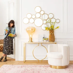 CONSOLE MIAMI LOFT ORO 120CM - KARE