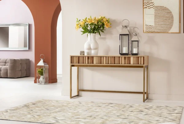 console Oriols naturale 136x40cm - KARE