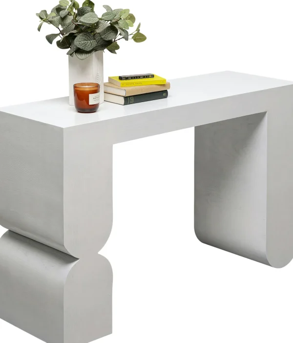 Console Paco Curve bianco 120x85cm - KARE
