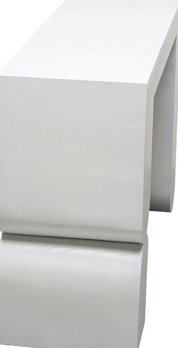 Console Paco Curve bianco 120x85cm - KARE