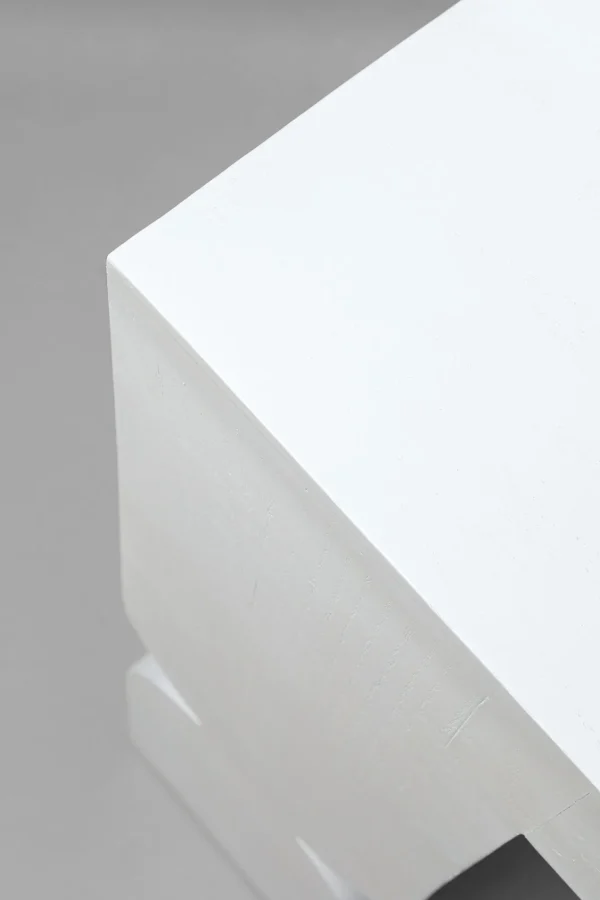Console Paco Curve bianco 120x85cm - KARE