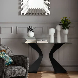 Console Table Gloria nero 140x81cm - KARE