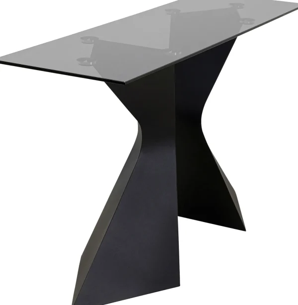 Console Table Gloria nero 140x81cm - KARE