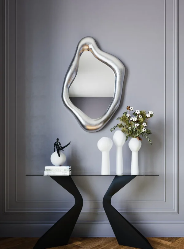 Console Table Gloria nero 140x81cm - KARE