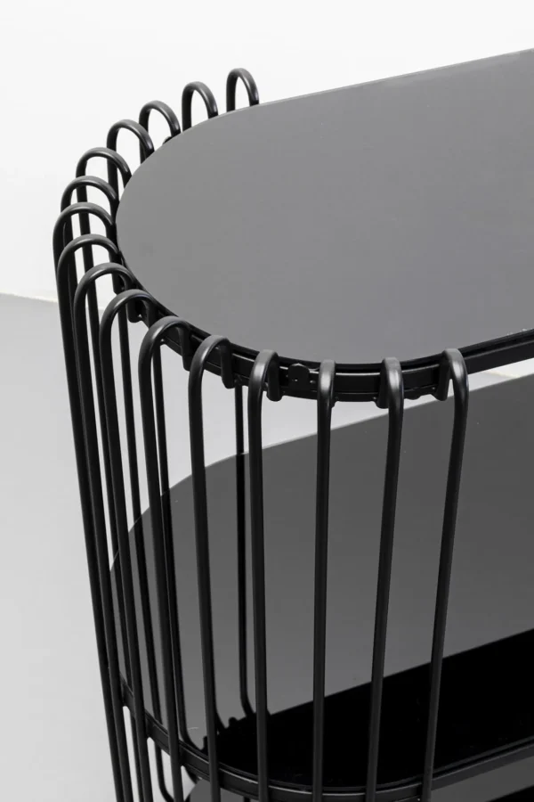 Console Wire Black 81x78cm - KARE
