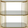 Console Wire Brass 81x78cm - KARE