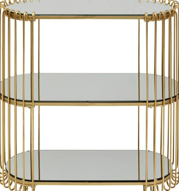 Console Wire Brass 81x78cm - KARE