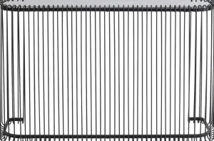 Console Wire nero 142x89cm - KARE