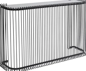 Console Wire nero 142x89cm - KARE