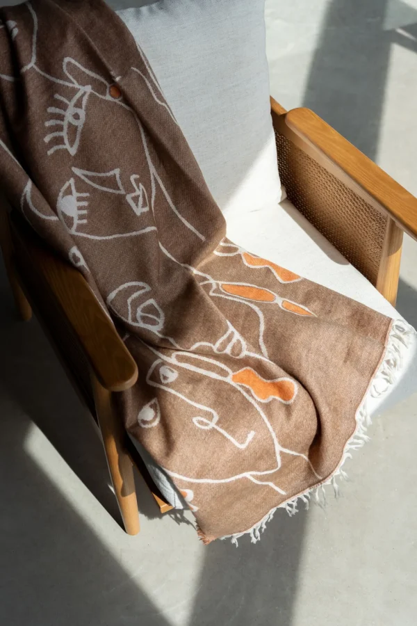 Coperta Art Faces 170x130cm - KARE