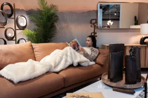 Coperta in pelliccia Polar 200x140 crema - KARE