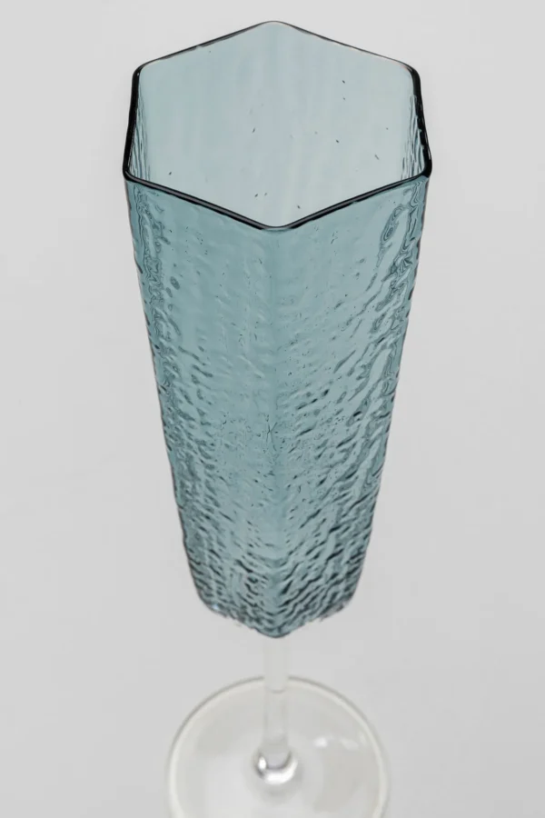 Coppa champagne Cascata blu - KARE