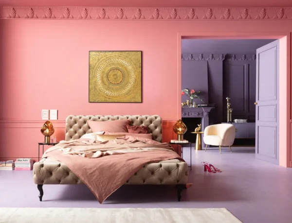 Cornice decorativa Art Geometric Circle oro 120x12 - KARE